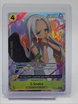 S-SNAKE 2025 ONE PIECE CARRYING ON WILL RARE ALTERNATE ART #OP13-114 Q4267 - Image 1