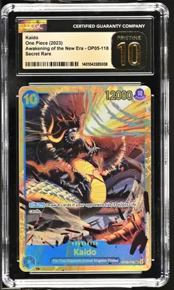 2023 One Piece Kaido OP05-118 SEC Awakening New Era CGC 10 Pristine - Image 1