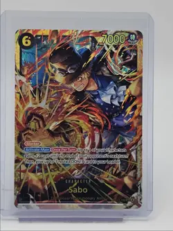 SABO 2025 ONE PIECE CARRYING ON HIS WILL SECRET RARE B #OP13-120 Q4267 - Image 1