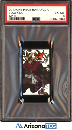One Piece 2010 Sogeking April One Piece Hanafuda PSA 6 - Image 1