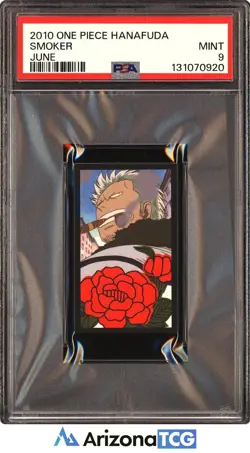 One Piece 2010 Smoker June One Piece Hanafuda PSA 9 - Image 1