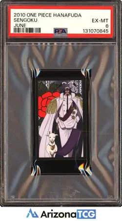 One Piece 2010 Sengoku June One Piece Hanafuda PSA 6 - Image 1