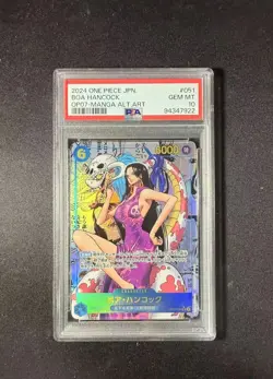 MANGA ART BOA HANCOCK One Piece 500 Years/Future Japanese OP07-051 PSA 10 ER26 - Image 1