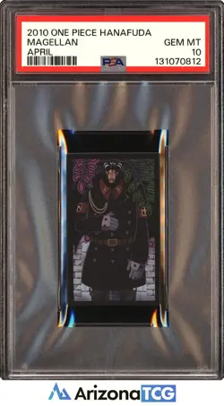 One Piece 2010 Magellan April One Piece Hanafuda GEM MINT PSA 10 - Image 1