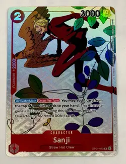 Sanji (Gift Collection 2023) OP01-013 One Piece Promo Card Foil Texture English - Image 1