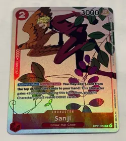 Sanji (Gift Collection 2023) OP01-013 One Piece Promo Card Foil Texture English - Image 3