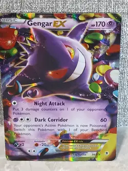 Pokemon TCG Gengar EX 34/119 Phantom Forces Ultra Rare Card - Image 1