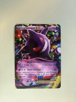 Pokemon Gengar Ex Tcg Holo Card Phantom Forces Ultra Rare 34/119 - Image 2