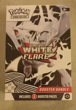 Pokemon TCG Scarlet And Violet White Flare Booster Bundle Factory Sealed - Image 1