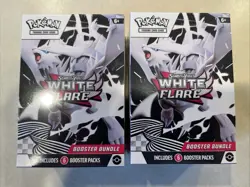 Pokemon Tcg, Scarlet And Violet White Flare Booster Bundle 2 Pack New And Sealed - Image 1