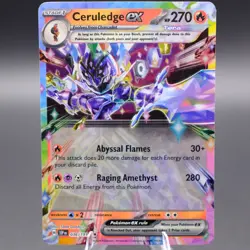 Ceruledge ex 036/191 Double Rare SSP SV08: Surging Sparks Pokemon TCG NM - Image 1