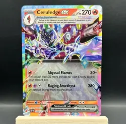 Ceruledge EX 036/191 Sv08: Surging Sparks Holo Rare Pokemon TCG NM - Image 1