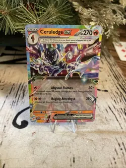 CERULEDGE EX 036/191 DOUBLE RARE HOLO POKEMON TCG: SV08 - SURGING SPARKS NM - Image 1