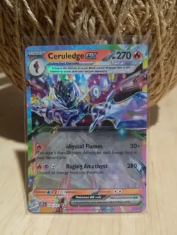 Ceruledge ex 036/191 - Pokemon TCG SV08: Surging Sparks - Double Rare Holo (NM) - Image 1