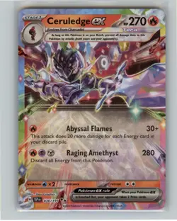 Ceruledge ex 036/191 Double Rare SV08: Surging Sparks Pokemon TCG NM - Image 1