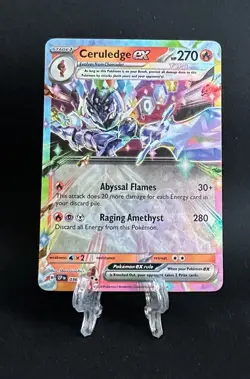 Ceruledge ex Double Rare SV08: Surging Sparks 036/191 NM Pokemon TCG - Image 1