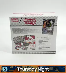 POKEMON CENTER TCG SCARLET & VIOLET WHITE FLARE SEALED ELITE TRAINER BOX ETB - Image 2