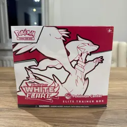 White Flare Pokemon Center Elite Trainer Box ETB | Scarlet & Violet | SEALED - Image 1