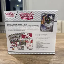 White Flare Pokemon Center Elite Trainer Box ETB | Scarlet & Violet | SEALED - Image 2
