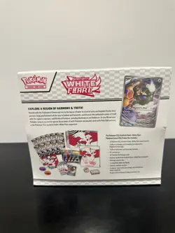 Pokemon Center White Flare Elite Trainer Box ETB - TCG Scarlet & Violet - Sealed - Image 2