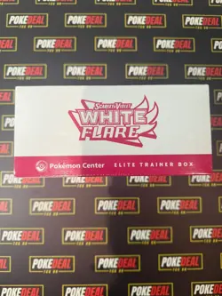 Pokemon Center Scarlet Violet White Flare Elite Trainer Box ETB Sealed - Image 3
