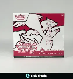 POKEMON CENTER TCG SCARLET & VIOLET WHITE FLARE SEALED ELITE TRAINER BOX ETB - Image 1
