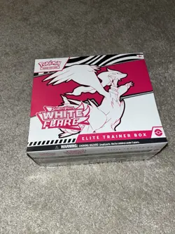 White Flare Pokemon Center Elite Trainer Box ETB | Scarlet & Violet | SEALED🐉💎 - Image 1