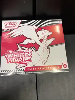 White Flare Pokemon Center Elite Trainer Box ETB | Scarlet & Violet | SEALED - Image 1