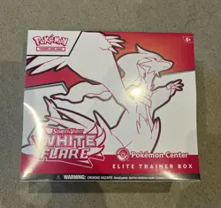 White Flare Pokemon Center Elite Trainer Box ETB | Scarlet & Violet | SEALED🐉💎 - Image 1