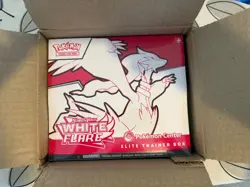 White Flare Pokemon Center Elite Trainer Box ETB | Scarlet & Violet | TINY TEAR! - Image 1