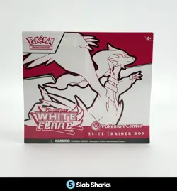 POKEMON CENTER SCARLET & VIOLET WHITE FLARE SEALED ELITE TRAINER BOX ETB - Image 1
