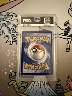 Pokemon TCG Squirtle Stellar Crown Illustration Rare Card 148/142 PSA 9 - Image 2