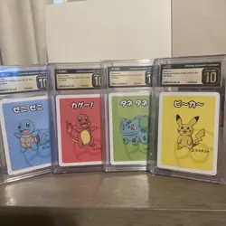 2019 Japanese Pokemon Old Maid Playing Cards Set CGC Pristine 10 - Image 1
