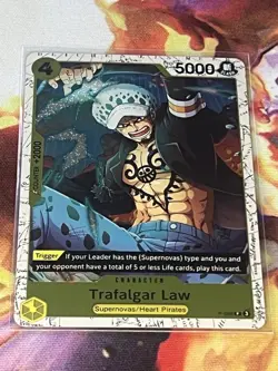 One Piece TCG The Best Vol. 2 PRB-02 - Trafalgar Law P-088 (Pirate Foil) - Image 1