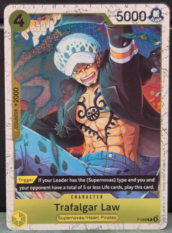 Trafalgar Law PRB-02 P-088 Promo Pirate Foil The Best Vol 2 One Piece Near Mint - Image 1