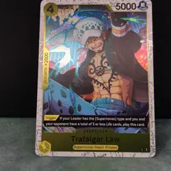 Trafalgar Law PRB-02 P-088 Promo Pirate Foil The Best Vol 2 One Piece Near Mint - Image 2