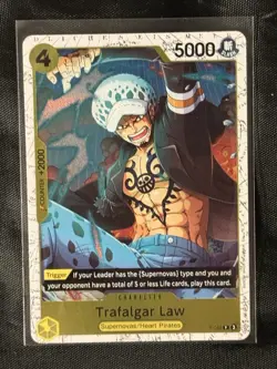 One Piece TCG The Best Vol. 2 PRB-02 - Trafalgar Law P-088 (Pirate Foil) - NM - Image 1