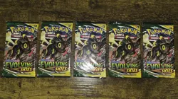 Pokemon TCG Evolving Skies Booster Pack 20x Lot Factory Sealed Sword Shield New - Image 4