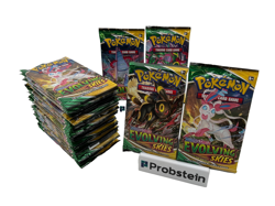 Lot of (29) Pokemon TCG Sword & Shield Evolving Skies Sealed Booster Packs - Image 1
