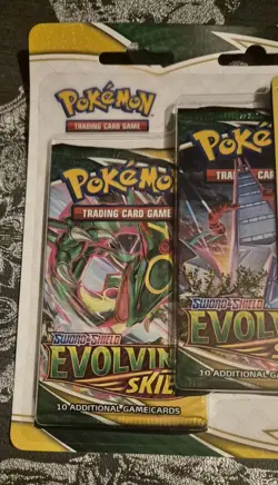 Pokemon TCG Sword & Shield Evolving Skies 3-Pack Blister Promo Read Description - Image 5