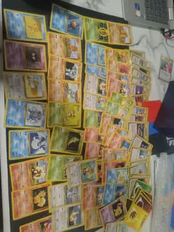 395 card Pokemon TCG Vintage Bulk Lot 37 1st editions base set ,jungle,neo,more - Image 1