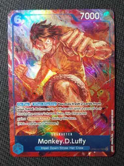 One Piece Card Game - Monkey.D.Luffy OP02-062 Alternate Art EN - Image 1