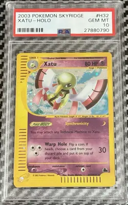 2003 Pokemon Skyridge # H32 Xatu Holo PSA 10 Card! GEM MINT! Trusted Seller! - Image 1