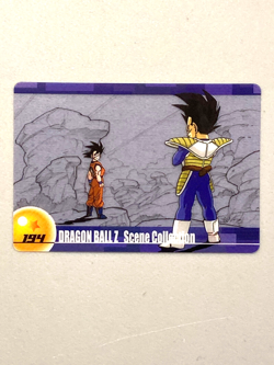 Son Goku, Vegeta 194 Dragon Ball Morinaga Scene Collection Card Japanese - Image 1