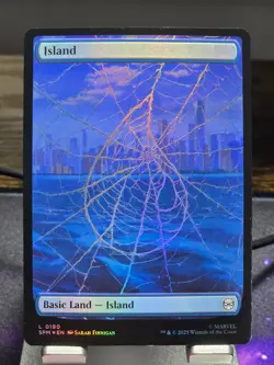 MTG - Island (0190) Land (FOIL) - MARVEL'S SPIDER-MAN - Image 1