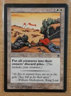1997 MAGIC THE GATHERING PORTAL WRATH OF GOD TD25 - Image 1