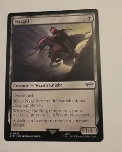 Nazgul (0337) #337 (NM) Lord of the Rings LTR Magic MTG - Image 1