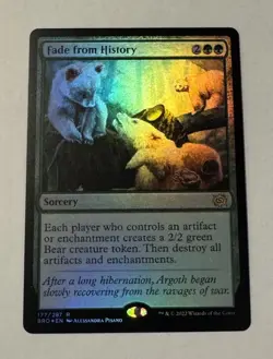 MTG Fade from History - The Brothers' War FOIL LP - Image 1