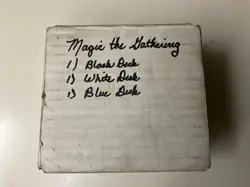 300+ Magic the Gathering Card LOT - 1994-2002, 1997 Black White Blue Decks - Image 5