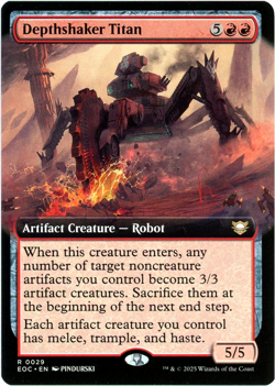 Depthshaker Titan (Extended Art) - 0029 - Edge of Eternities - NM/M Ships Now - Image 1
